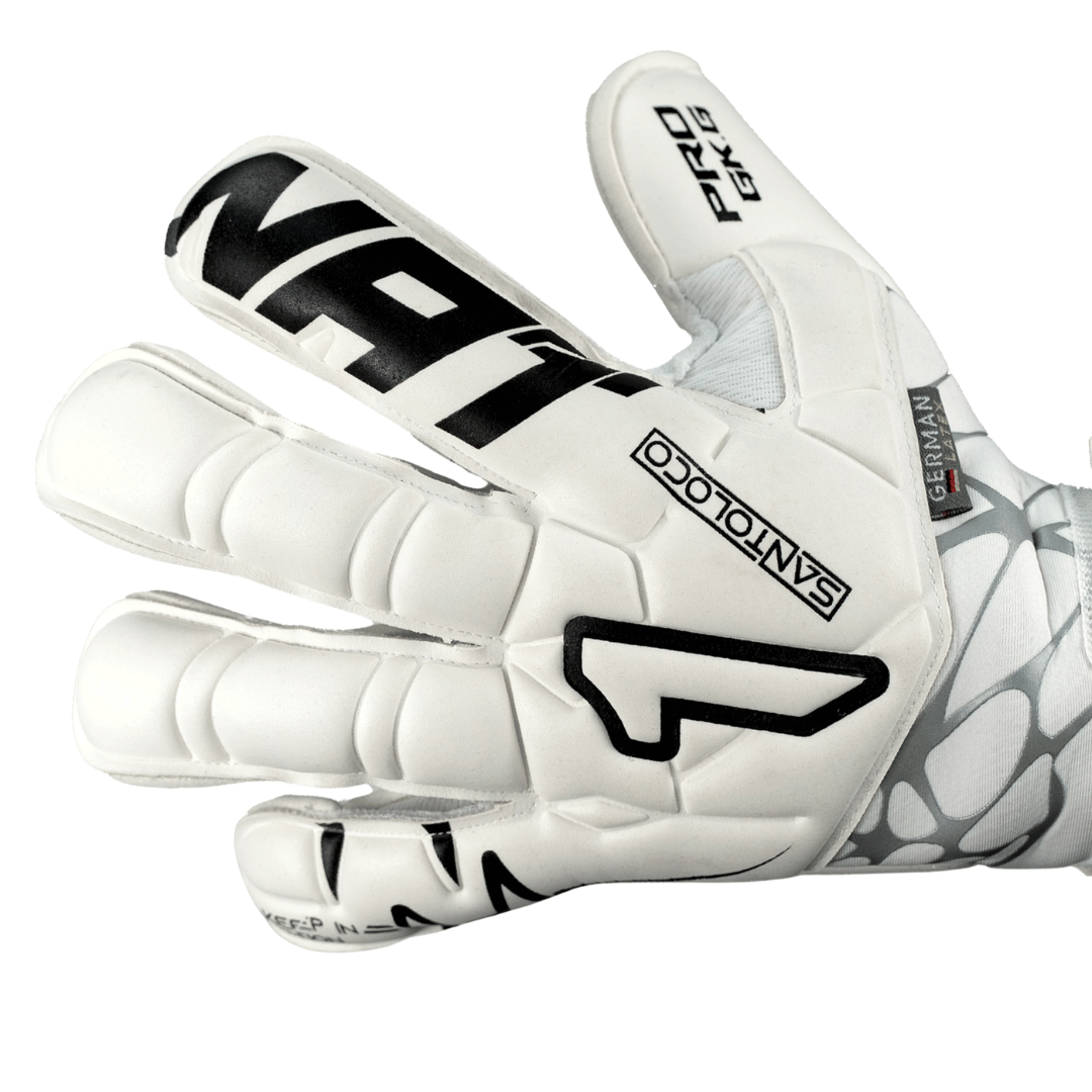GUANTE DE PORTERO RINAT SANTOLOCO PRO AD 'BLANCO' - 1GPR4A2A50-110-219