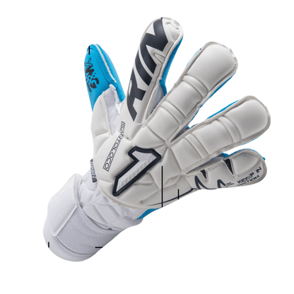 GUANTE DE PORTERO RINAT SANTOLOCO PRO AD 'BLANCO AZUL' - 1GPR4A2A50-110-221