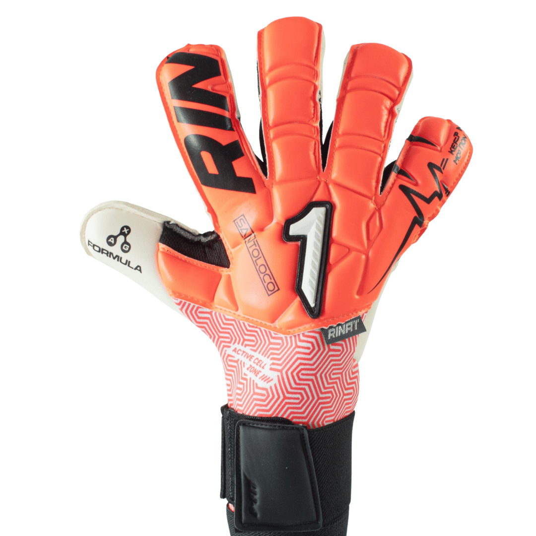 GUANTE DE PORTERO RINAT SANTOLOCO PRO AD 'NARANJA' - 1GPR4A2A50-102-219