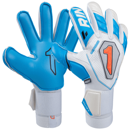 GUANTE DE PORTERO RINAT UNO PREMIER PRIME ADU 'BLANCO/AZUL' - 1GPM6A1A50-193-220