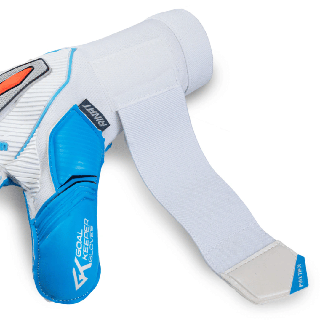 GUANTE DE PORTERO RINAT UNO PREMIER PRIME ADU 'BLANCO/AZUL' - 1GPM6A1A50-193-220