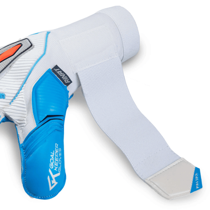 GUANTE DE PORTERO RINAT UNO PREMIER PRIME ADU 'BLANCO/AZUL' - 1GPM6A1A50-193-220