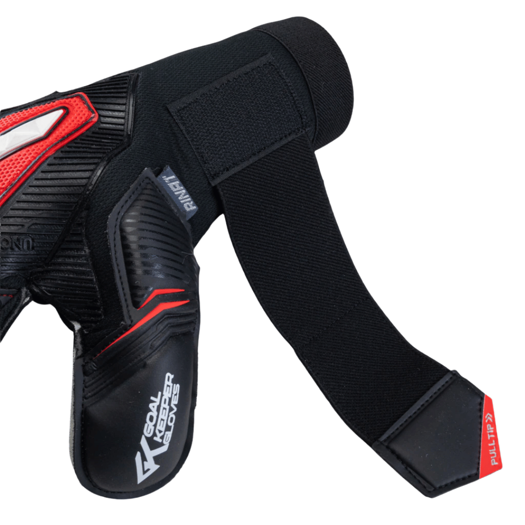 GUANTE DE PORTERO RINAT UNO PREMIER PRIME ADU 'NEGRO/ROJO' - 1GPM6A1A50-119-220