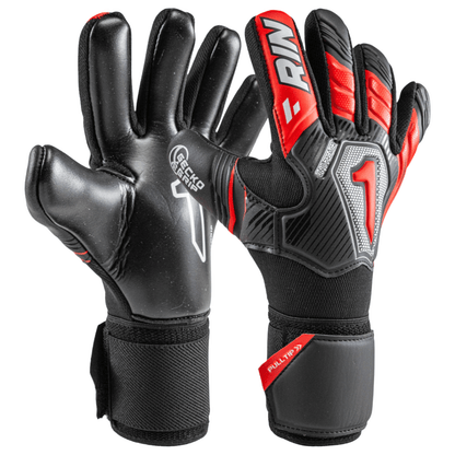 GUANTE DE PORTERO RINAT UNO PREMIER TRAINING ADU 'NEGRO/ROJO' - 1GTR6A1A50-119-220