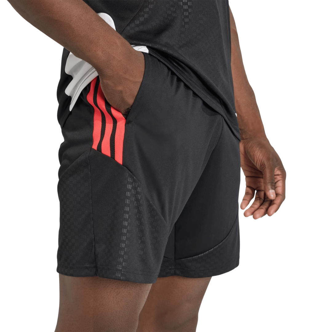 SHORT ADIDAS TIRO 26 'NEGRO/ROJO' - KA7635