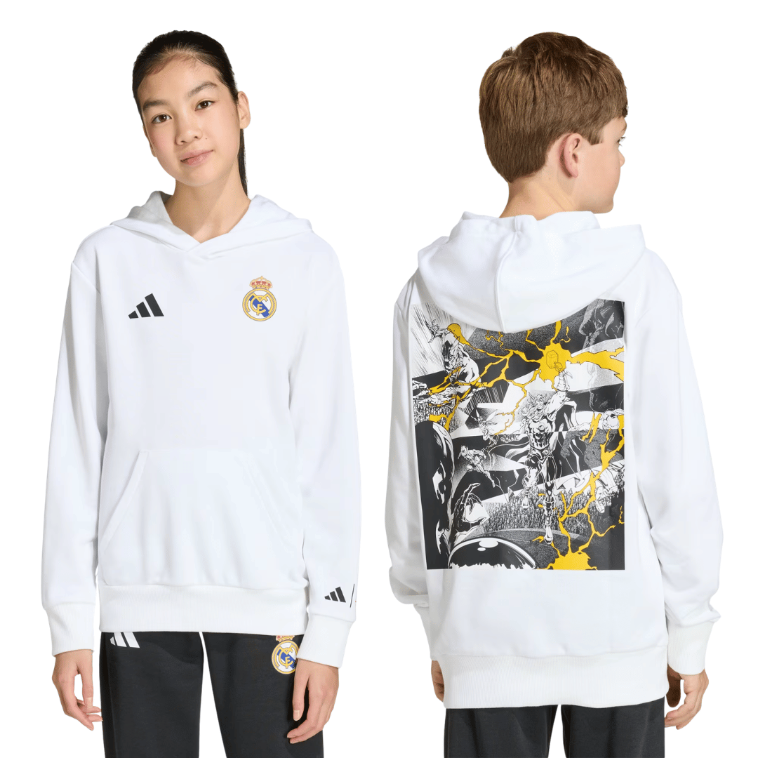SUETER INFANTIL ADIDAS REAL MADRID 25/26 AVENGERS - JY5854