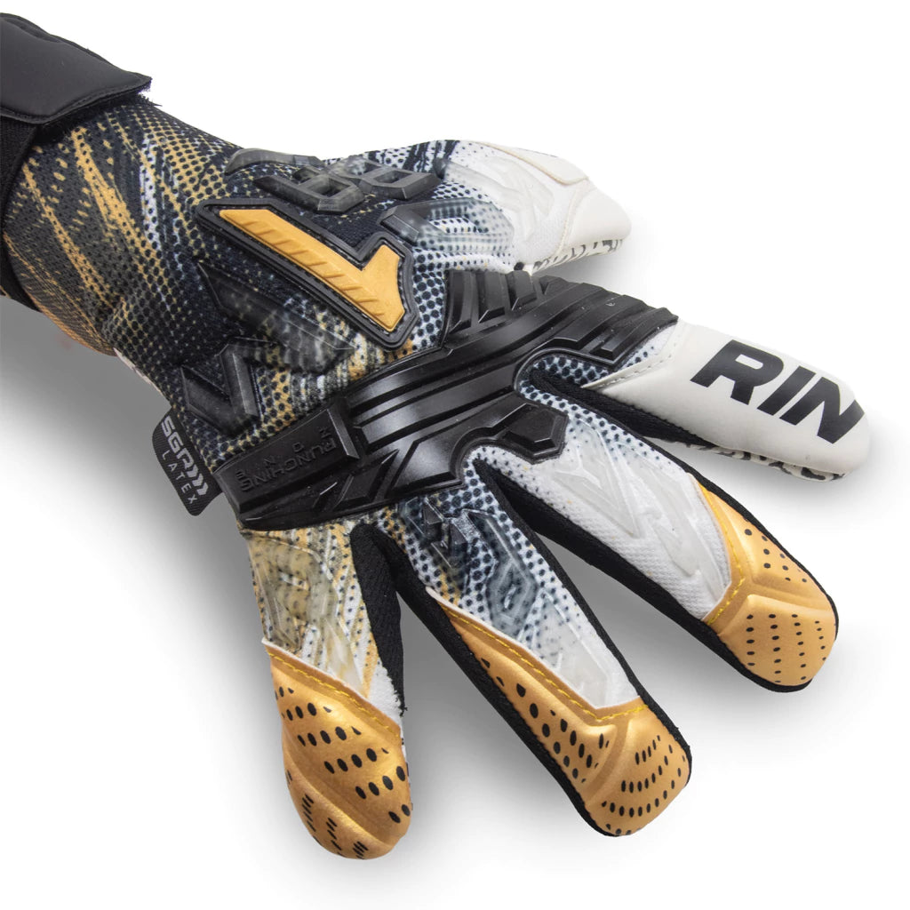 GUANTE DE PORTERO RINAT FIERA PRIME AD 'BLANCO ORO' - 1GPM5A8A50-175-219