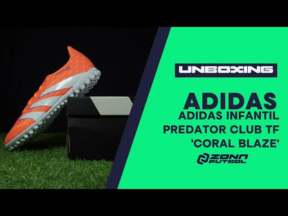 ADIDAS INFANTIL PREDATOR CLUB TF 'CORAL BLAZE' - JH8864