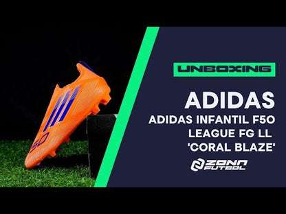 Video de ADIDAS INFANTIL F50 LEAGUE FG LL 'CORAL BLAZE' - JH7742