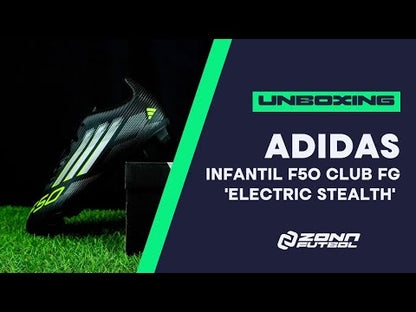 ADIDAS INFANTIL F50 CLUB FG 'ELECTRIC STEALTH' - JI0028