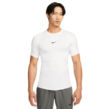 Top Licra Nike Pro Dri-Fit Short Sleeve Blanco